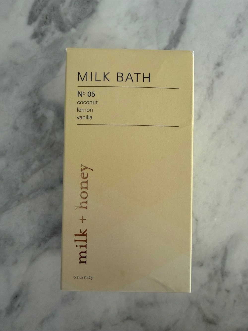 NWT Milk Bath No.05 in Cream – Coconut Lemon Vanilla